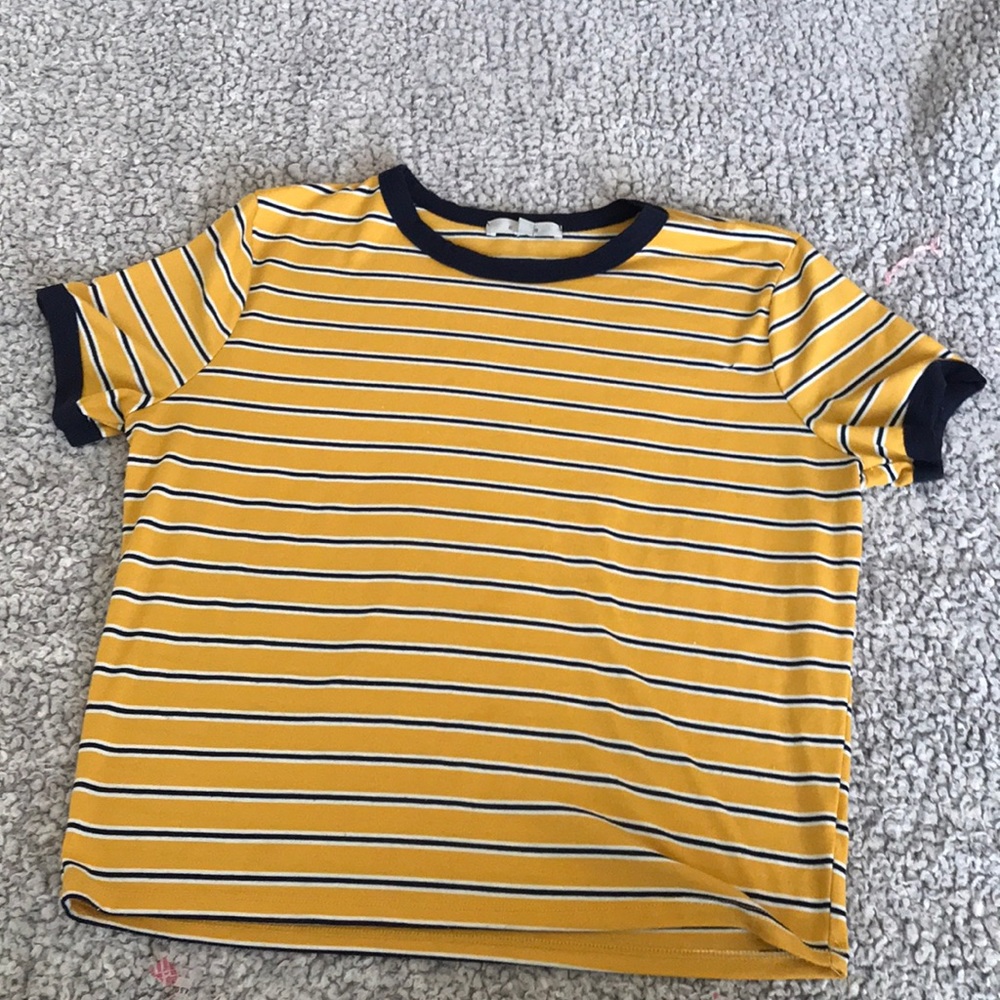stripped crop top